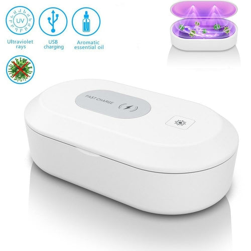 SaniCharge II – 3-in-1 UV-Sterilisator, Schnellladegerät & Aroma-Diffusor