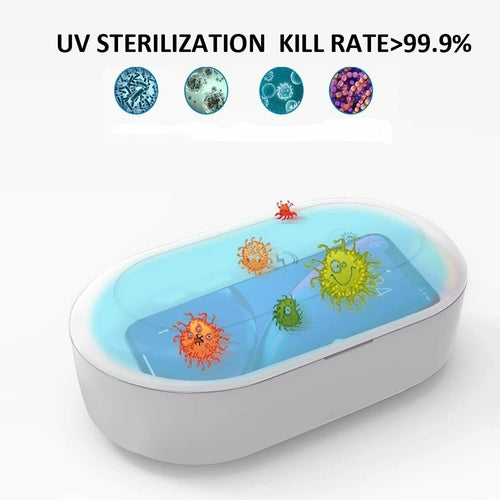 SaniCharge II – 3-in-1 UV-Sterilisator, Schnellladegerät & Aroma-Diffusor