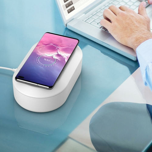 SaniCharge II – 3-in-1 UV-Sterilisator, Schnellladegerät & Aroma-Diffusor