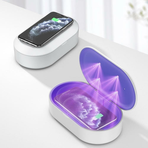 SaniCharge II – 3-in-1 UV-Sterilisator, Schnellladegerät & Aroma-Diffusor