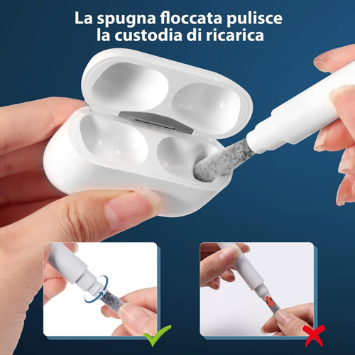 3-in-1 Reinigungsstift für AirPods & Bluetooth-Kopfhörer