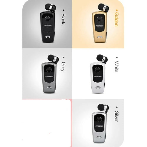 Bluetooth Freisprech-Headset mit Clip & Vibrationsalarm