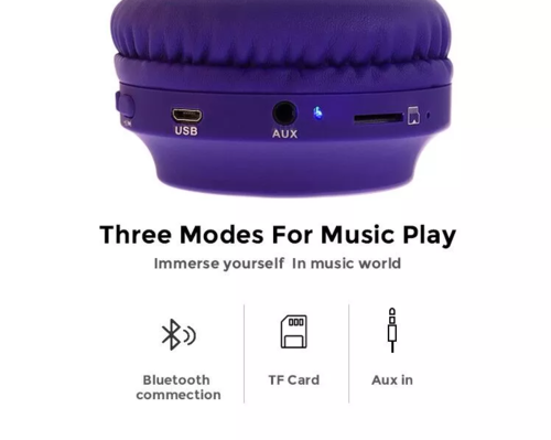 Bluetooth Katzenohr-Kopfhörer mit Super Bass