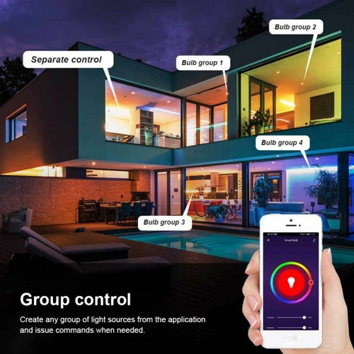 Tuya Smart WLAN LED-Lampe E12 – RGB & Sprachsteuerung